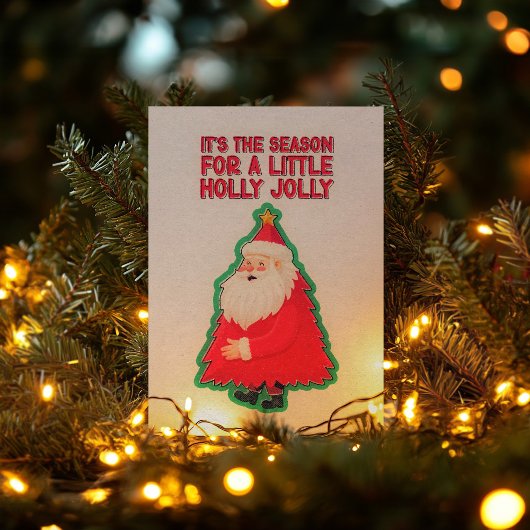 ホリーすてきレトロクリスマスウォールアートポスター ポスター