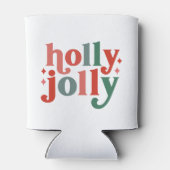ホリーすてきレトロホリデータイポグラフィ 缶クーラー (裏面)