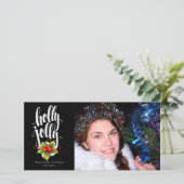 ホリーすてきワンフォトホリデークリスマスカード シーズンカード (スタンド正面)