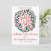 ホリーすてき引用文リーフベリーズホリデーオープンハウス 招待状 (スタンド正面)