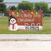 ホリーすてき雪だるま 横断幕 (インサイチュ)