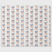 ホリーすてき – クリスマスかわいい ラッピングペーパー (フラット)