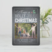 ホリーすてき・クリスマス・ホリデー・フォト・カード シーズンカード (スタンド正面)