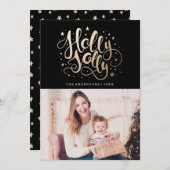 ホリーすてき |ホリデーフォトカード シーズンカード (正面/裏面)