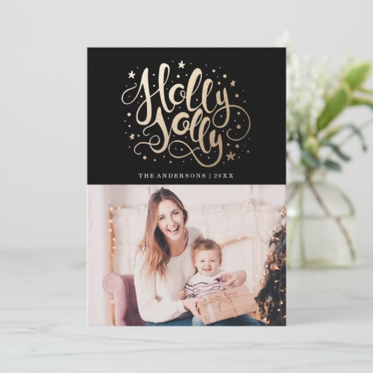 ホリーすてき |ホリデーフォトカード シーズンカード (スタンド正面)