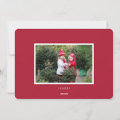 ホリーすてき |ホリデーフォトカード シーズンカード (裏面)