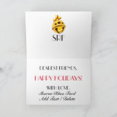 ホリーとすてきクリスマスノートカード シーズンカード (内部)