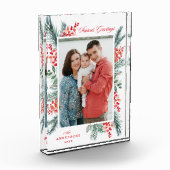 ホリーとエバーグリーンシーズンズグリーティングホリデー フォトブロック (左)