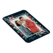 ホリーとエヴァグリーンシーズンの挨拶の写真 マグネット (右側)