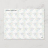 ホリーとジンルベルレトロクリスマスパターン シーズンポストカード (裏面)