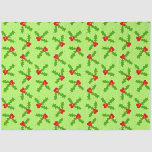 ホリーとドット_green 薄葉紙 (正面)