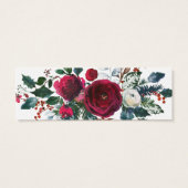 ホリーとパインの冬の結婚式のサイトにカードを挿入 (裏面)