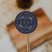 ホリーとパイン |メリーパーソナライズされたクリスマス