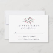 ホリーとパインRSVP 出欠カード (正面)