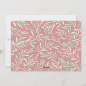 ホリーとベリーのクリスマスフォト シーズンカード (裏面)