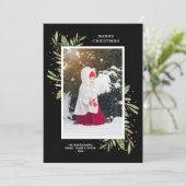 ホリーとベリーのクリスマスフォト シーズンカード (スタンド正面)