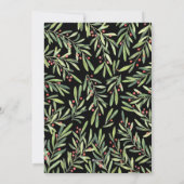 ホリーとベリーのクリスマスフォト シーズンカード (裏面)