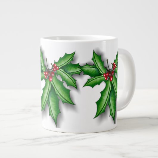 ホリーとベリーのマグ20 oz JUMBO ジャンボコーヒーマグカップ (正面右)