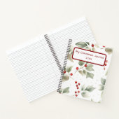 ホリーとベリーの水色 ノートブック (内部)
