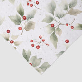 ホリーとベリーの水色 薄葉紙 (詳細)