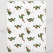 ホリーとベリー文房具またはスクラップブック紙 (裏面)