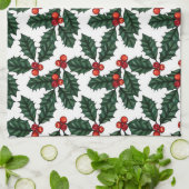 ホリーとベリー キッチンタオル (折り畳み)