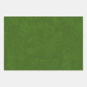 ホリーとベリー、赤革、緑のテクスチャセット ラッピングペーパーシート (正面2)