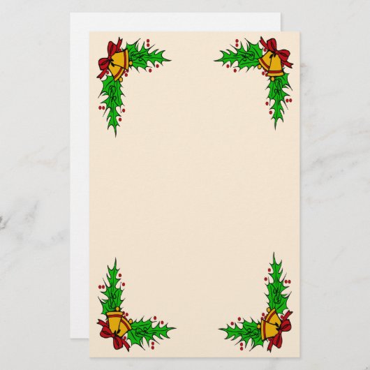 ホリーとベル文房具 便箋 (正面/裏面)