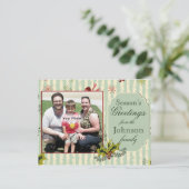 ホリーとボウズ写真クリスマスポストカード シーズンポストカード (スタンド正面)