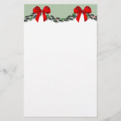 ホリーとレッドボウクリスマス 便箋 (正面)
