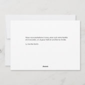 ホリーと一緒にフランスのメリークリスマス シーズンカード (裏面)