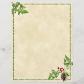 ホリーと松のコーンのクリスマス (正面)