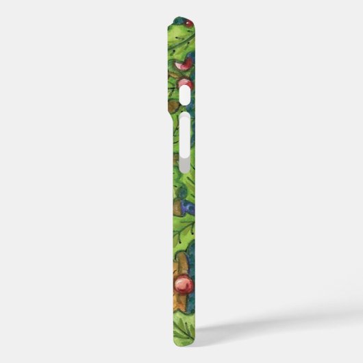 ホリーと森の中のかわいいクリスマストナカイ Case-Mate iPhoneケース (裏面 / 左)