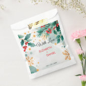 ホリーと水結婚色クリスマス フェイバーバッグ (封をした状態)