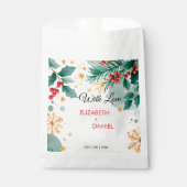 ホリーと水結婚色クリスマス フェイバーバッグ (正面)