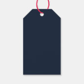 ホリーと緑のメリークリスマスホリデー ギフトタグ (裏面)