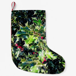 ホリーと赤い果実 スモールクリスマスストッキング