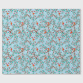 ホリーと鳥 ラッピングペーパー (フラット)