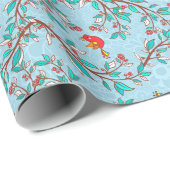 ホリーと鳥 ラッピングペーパー (ロールコーナー)