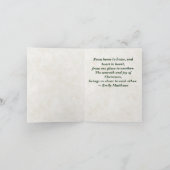 ホリーと(鳥)ショウジョウコウカンチョウクリスマスの素敵なランタン シーズンカード (内部)