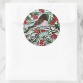 ホリーにオレゴン州のジャンコ！ ラウンドシール (バッグ)