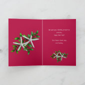 ホリーのクリスマスフォトスターフィッシュ シーズンカード (内部)