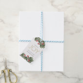 ホリーの喜ばしい枝 ギフトタグ (より糸付き)