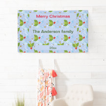 ホリーの果実のパタ葉ーンメリークリスマス