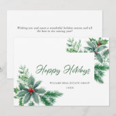 ホリーの枝 シーズンカード (正面/裏面)