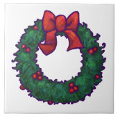 ホリーの枝 タイル (正面)