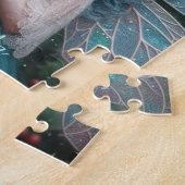 ホリーの美しい12月の妖精 ジグソーパズル (側面)