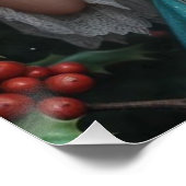 ホリーの美しい12月の妖精 ポスター (コーナー)