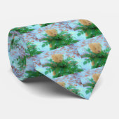 ホリーの青い空にテディベア ネクタイ (ロール)