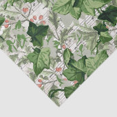 ホリーアイビーヴィンテージクリスマスシート音楽リーフつる植物 薄葉紙 (詳細)
